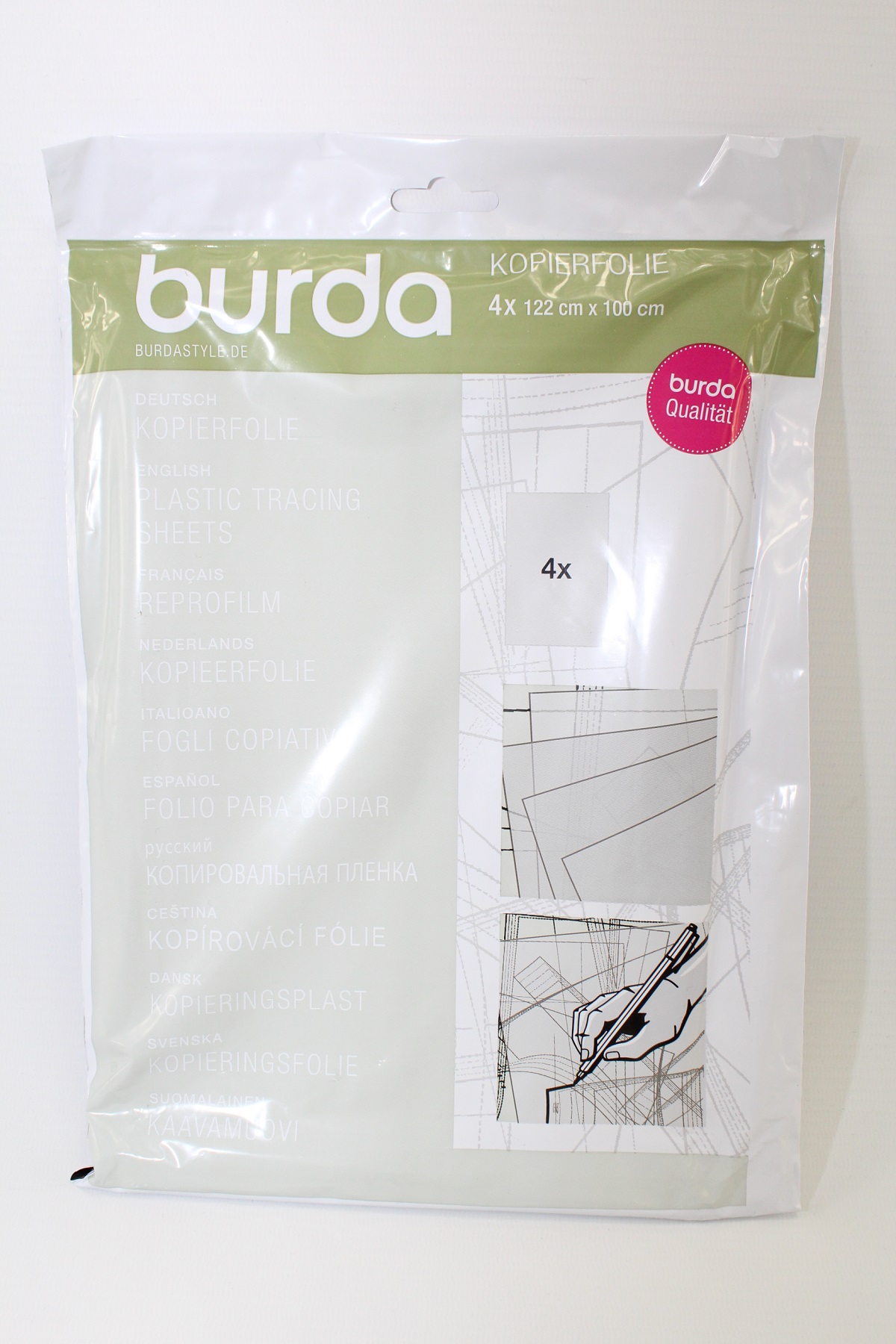Kopierfolie, 4 x 122cm x 100cm Kopierfolie, 4 x 122cm x 100cm