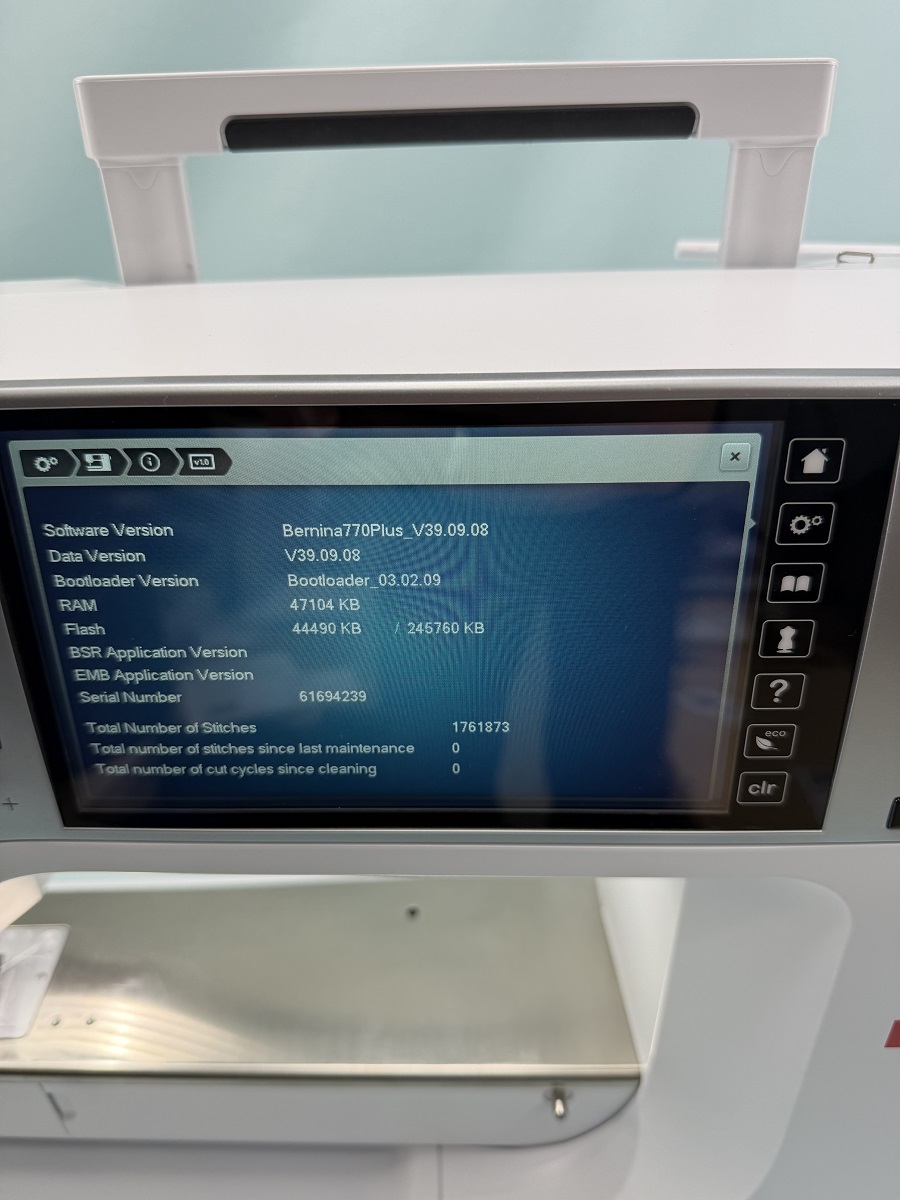 Bernina 770 QE PLUS junge Gebrauchte