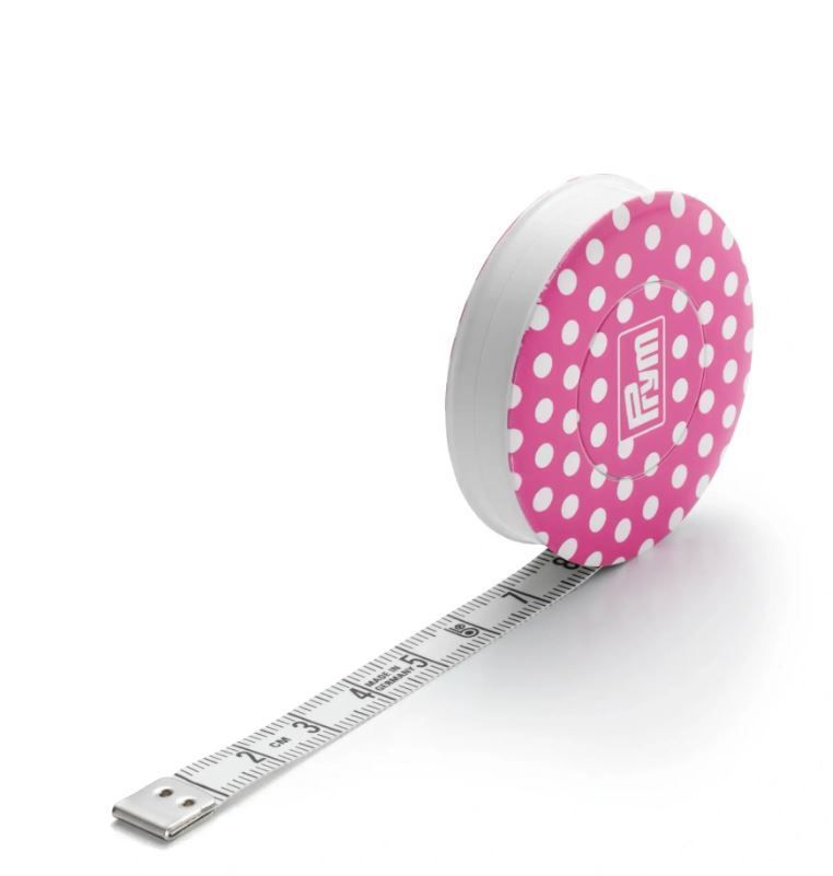 Rollmaßband Prym Love, pink, 150cm