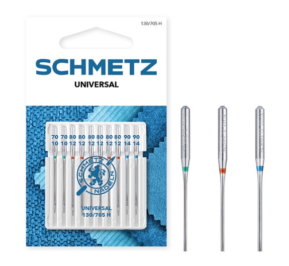 Schmetz Universal 130/705 H 70/10 / 80/12 / 90/14
