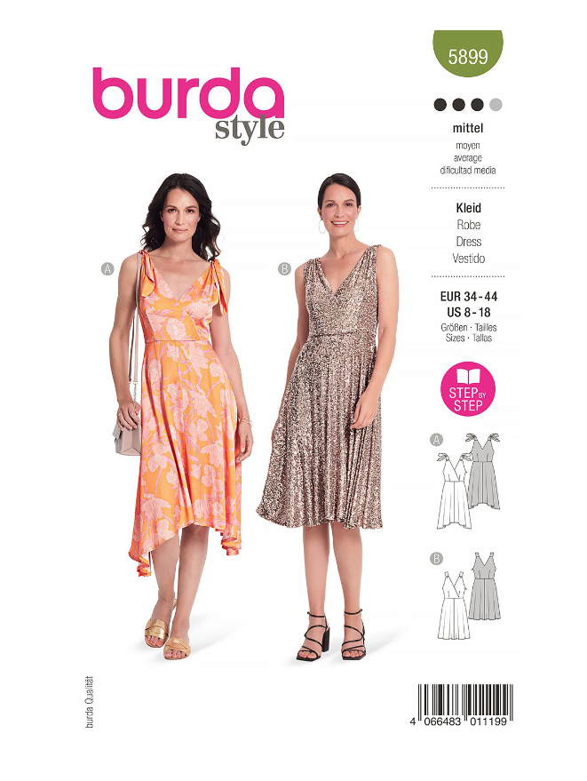 burda Schnit 5899 " Wickelkleider"