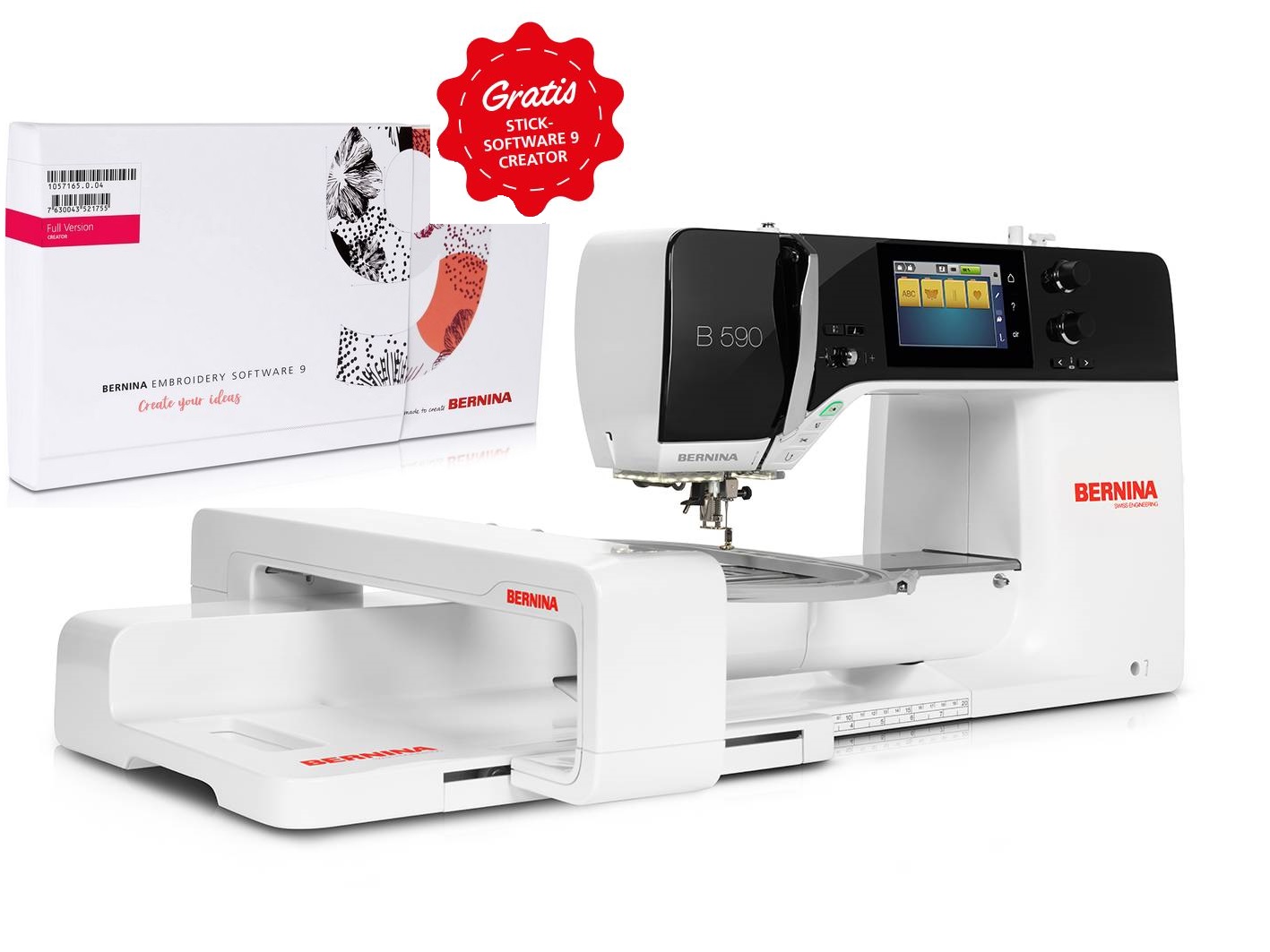 Bernina 590 incl. SDT-Stickmodul 