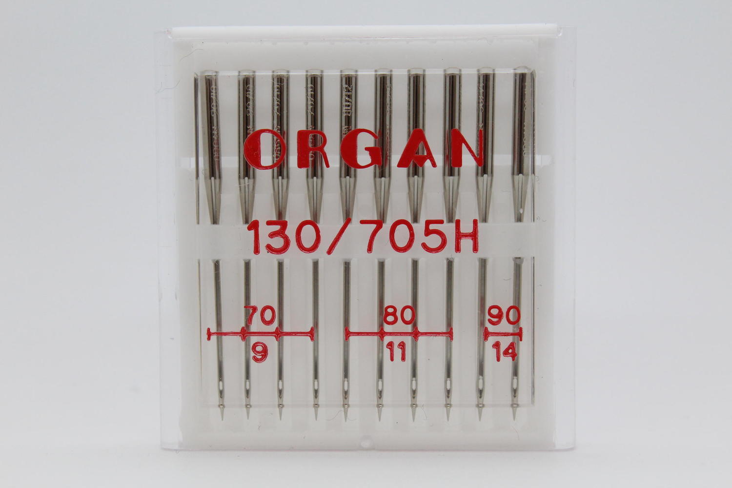 ORGAN Universalnadeln 130/705H 70/80/90er im 10er pack ORGAN Universalnadeln 130/705H 70/80/90er im 10er pack