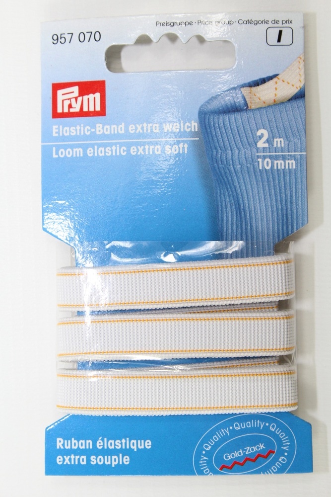 Gummi - Elastic - Band extra weich 2 Meter / 10mm Gummi - Elastic - Band extra weich 2 Meter / 10mm