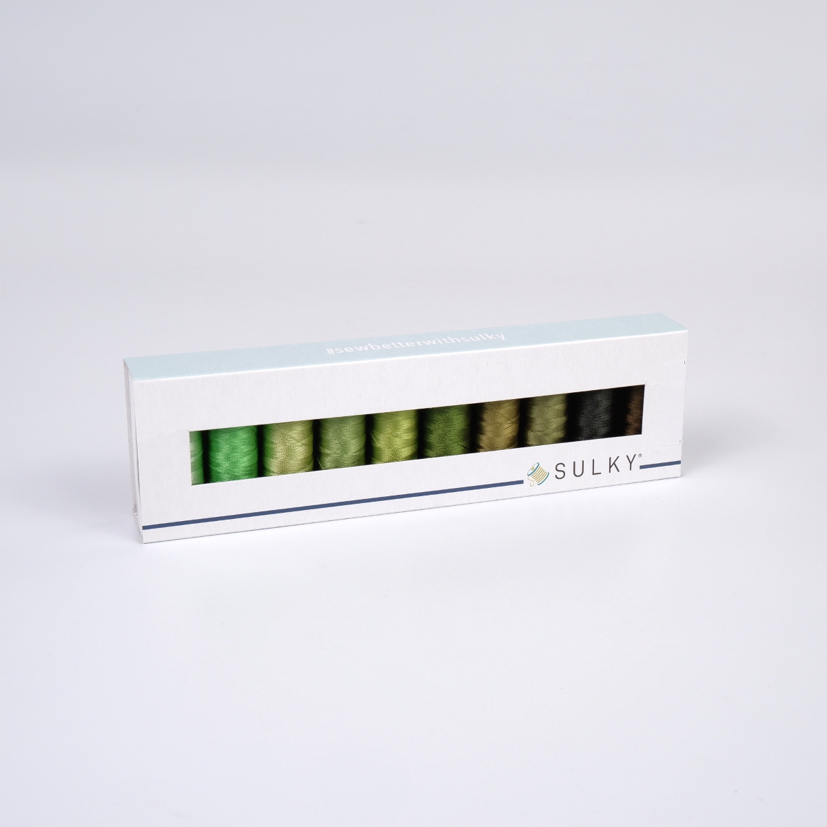 Sulky Rayon 40 - Colour Greenery (10x225m Spulen) Sulky Rayon 40 - Colour Greenery (10x225m Spulen)