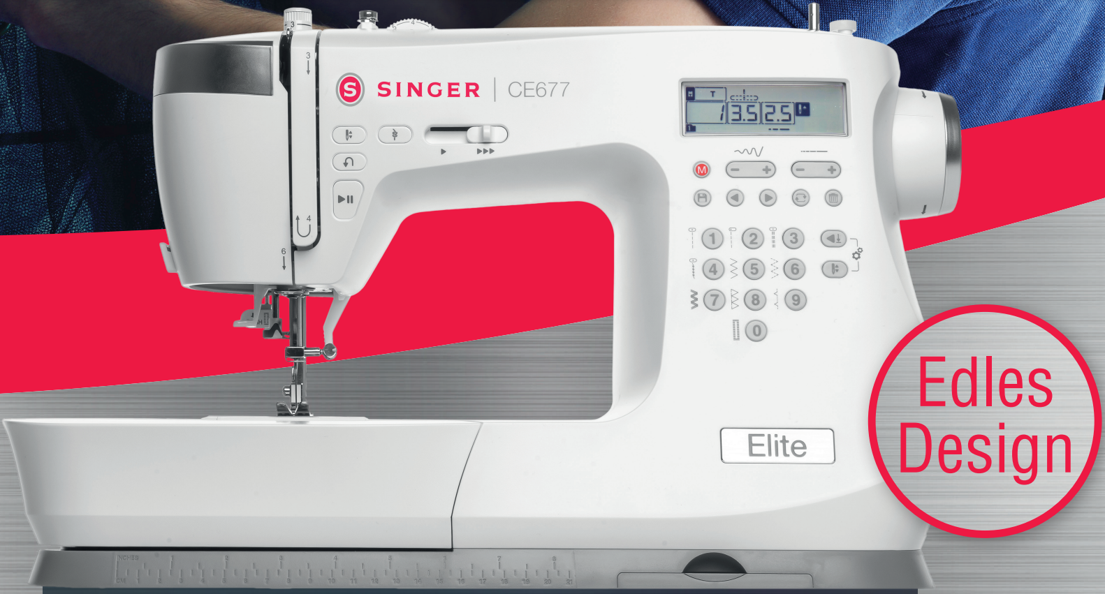 SINGER Elite CE677 Computer Nähmaschine