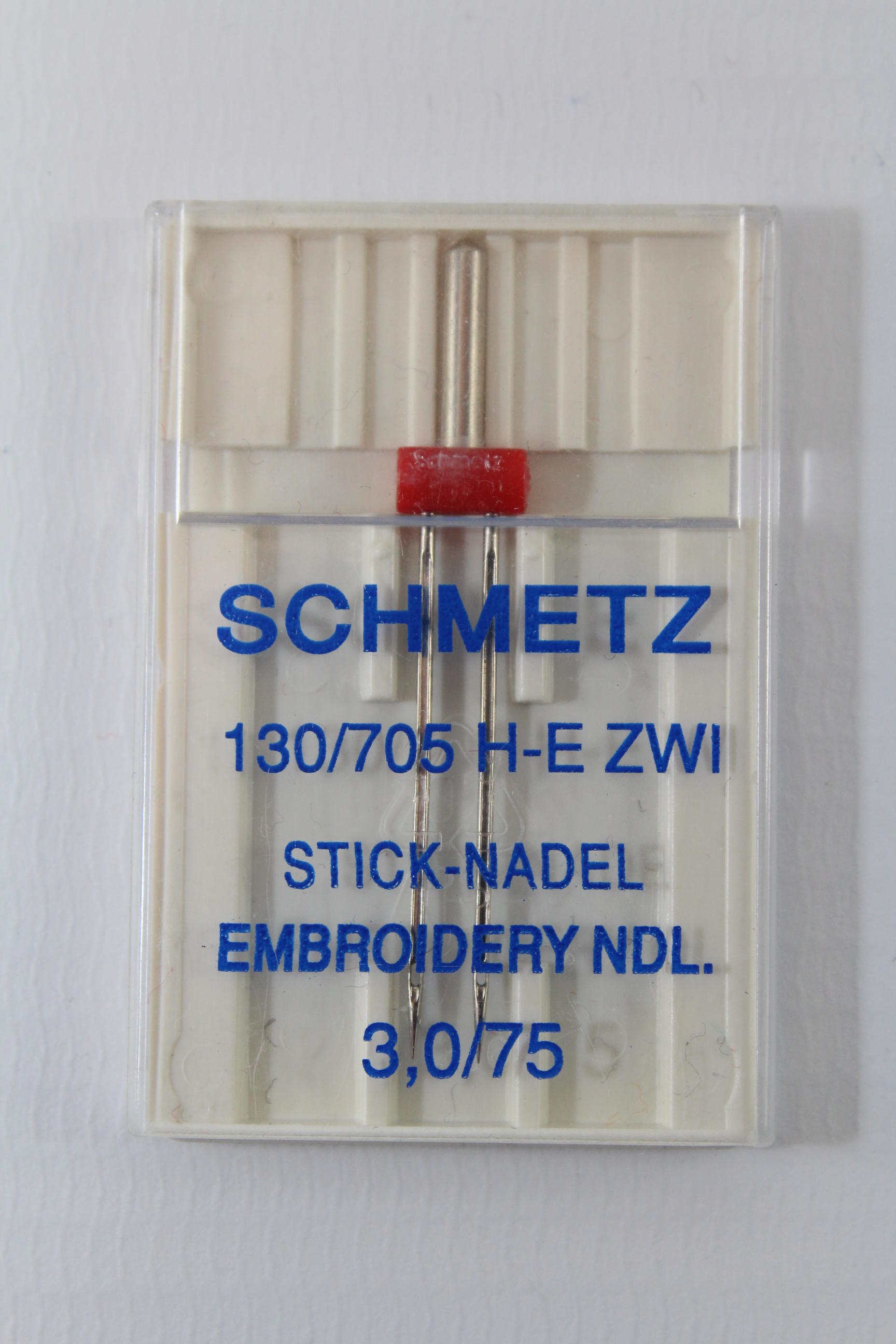 Schmetz Zwillingsnadel Stick-Nadel 130/705 H-E ZWI 3,0/75