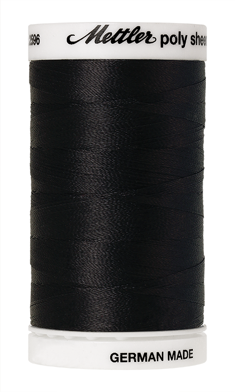 Stickgarn 800 Meter, Farbe:0020, Amann Poly Sheen