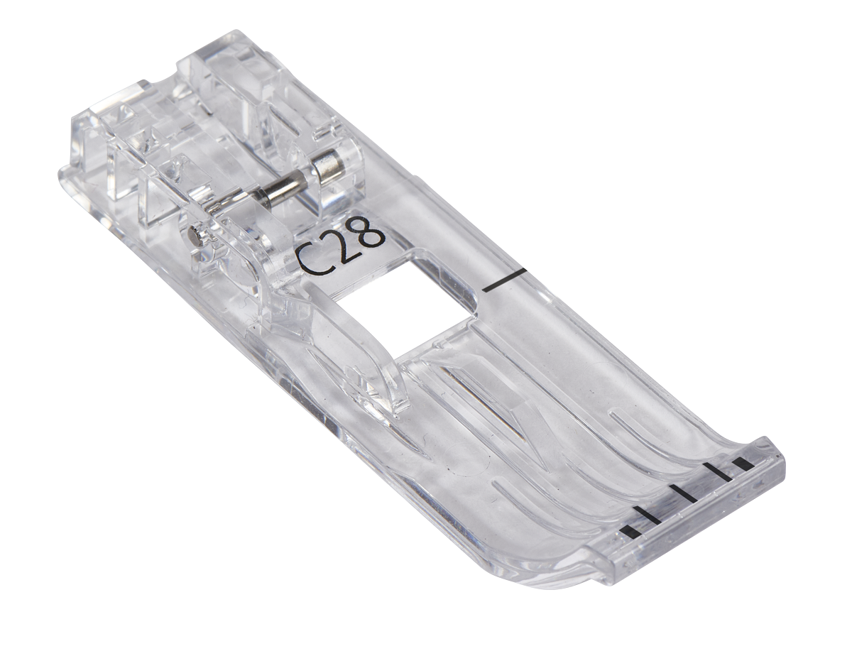 Original Bernina Transparenter Cover-/Kettenstichfuß C28