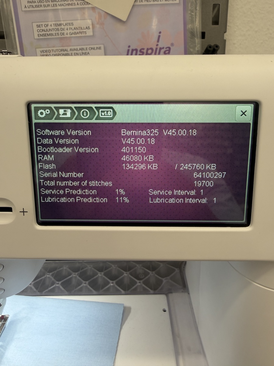Bernina 325  Vorführmaschine
