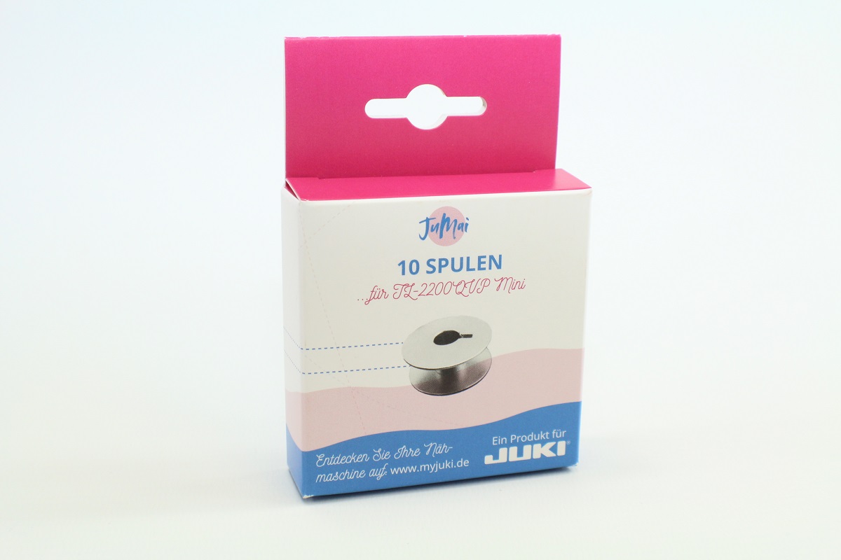 Original Juki Spulen 10 Stk. Metall für TL-2300 Sumato / 2200QVP Mini