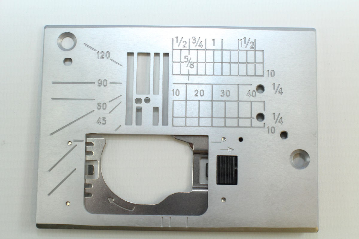 Original ELNA / Janome Geradstich- Stichplatte