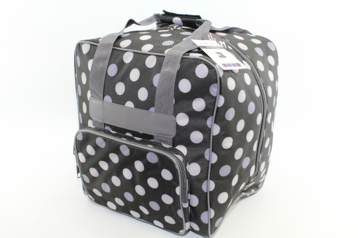 Overlock Tasche XL schwarz mit Punkten (44Hx37Tx41Bcm) von BabySnap