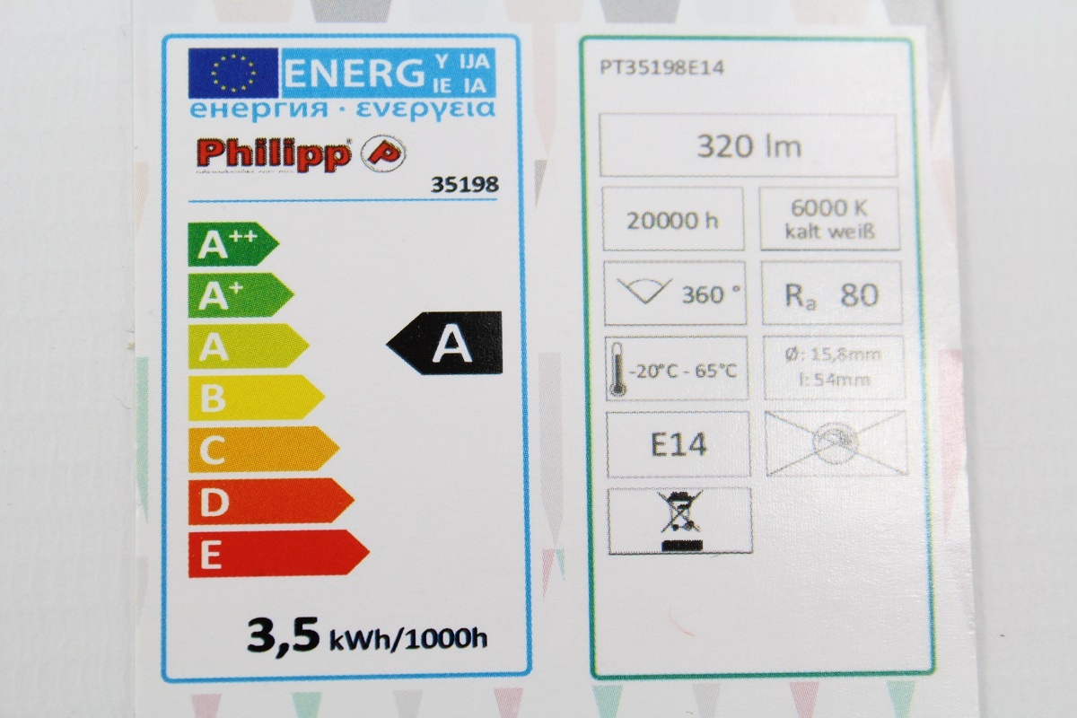 LED Nählicht E14 - Schraubfassung