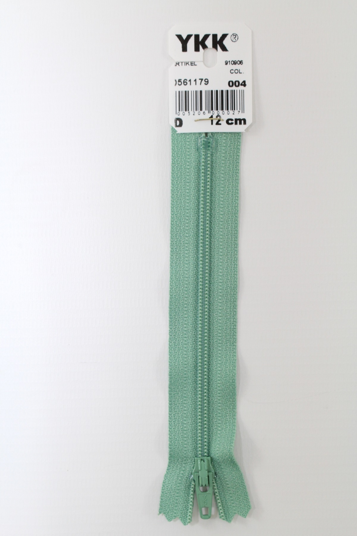 YKK-Reissverschluss 12cm-60cm, nicht teilbar, schilf YKK-Reissverschluss 12cm-60cm, nicht teilbar, schilf