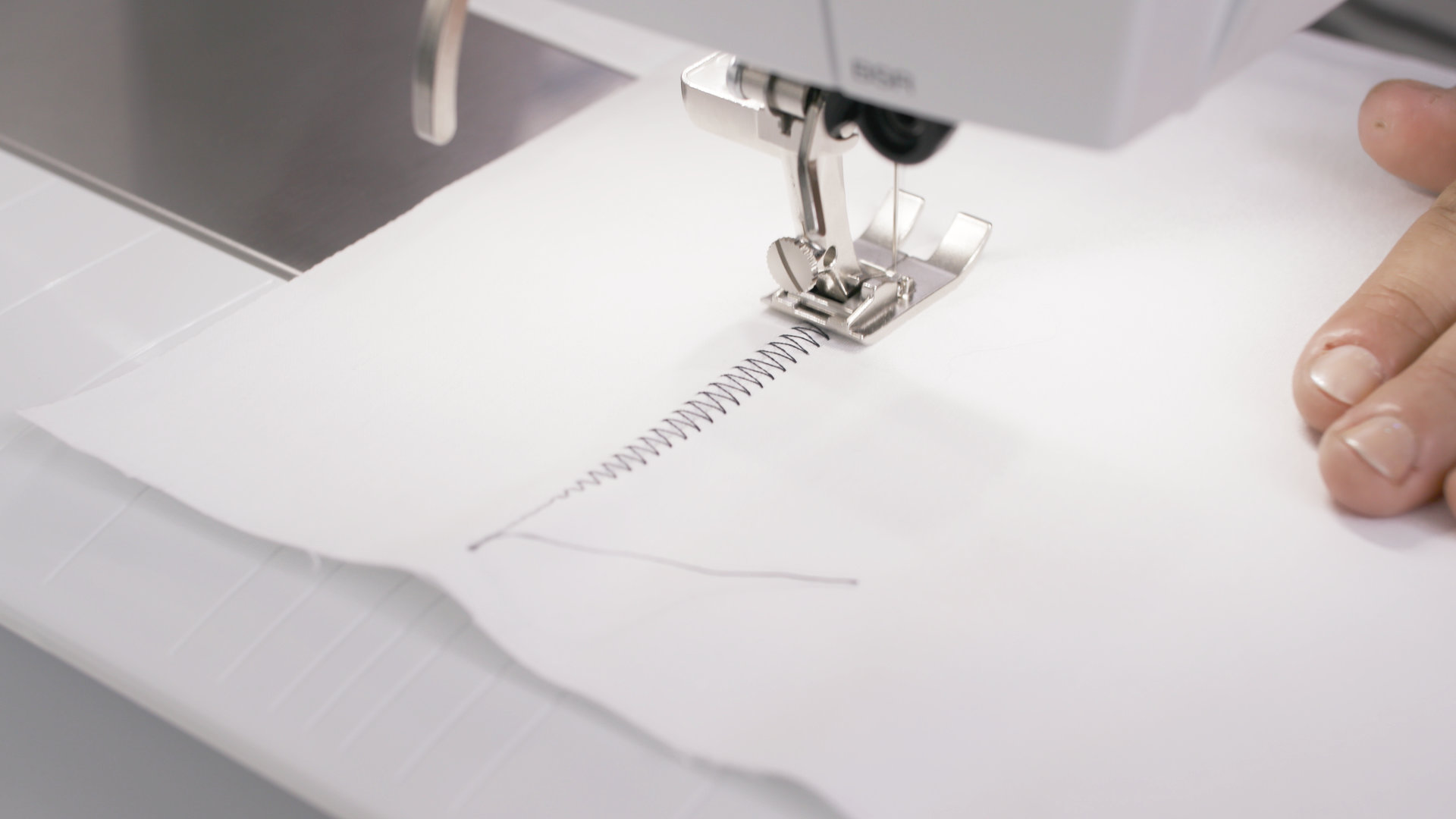 BERNINA 540 Nähfussdruck Einstellung