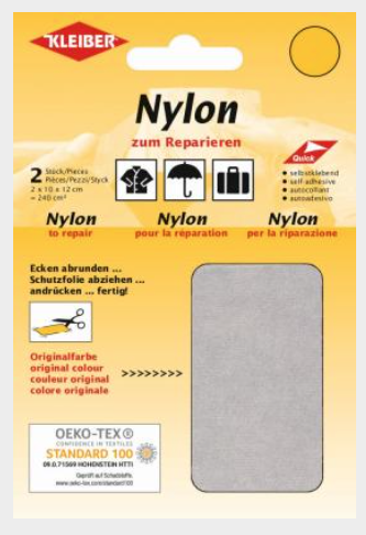 Nylon zum reparieren hellgrau