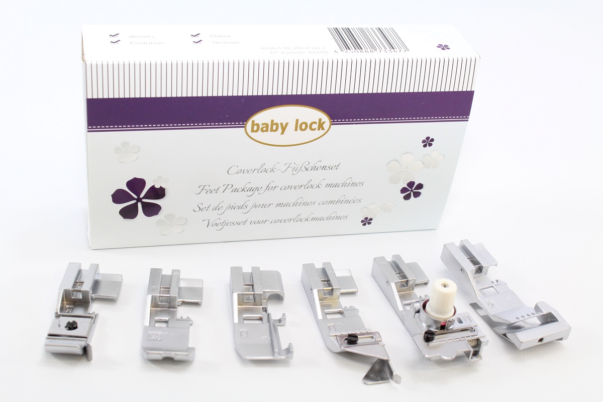 baby lock Füßchen-Set Nähfuß-Set 6teilig für Gloria Ovation Desire BLCS etc. baby lock Füßchen-Set Nähfuß-Set 6teilig für Gloria Ovation Desire BLCS etc.