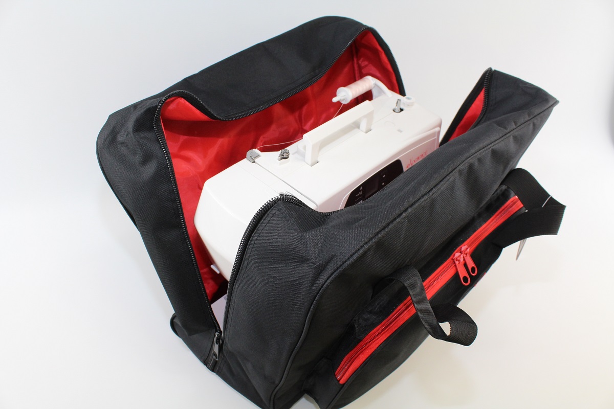 Sew Easy Nähmaschinen Tasche (schwarz/rot)
