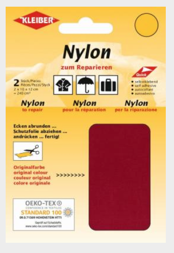 Nylon zum reparieren dunkelrot Nylon zum reparieren dunkelrot