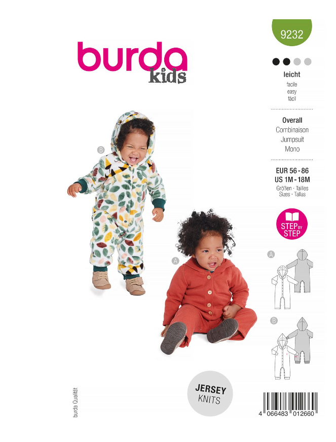 burda Schnitt 9232 "Niedliche Overalls" burda Schnitt 9232 "Niedliche Overalls"