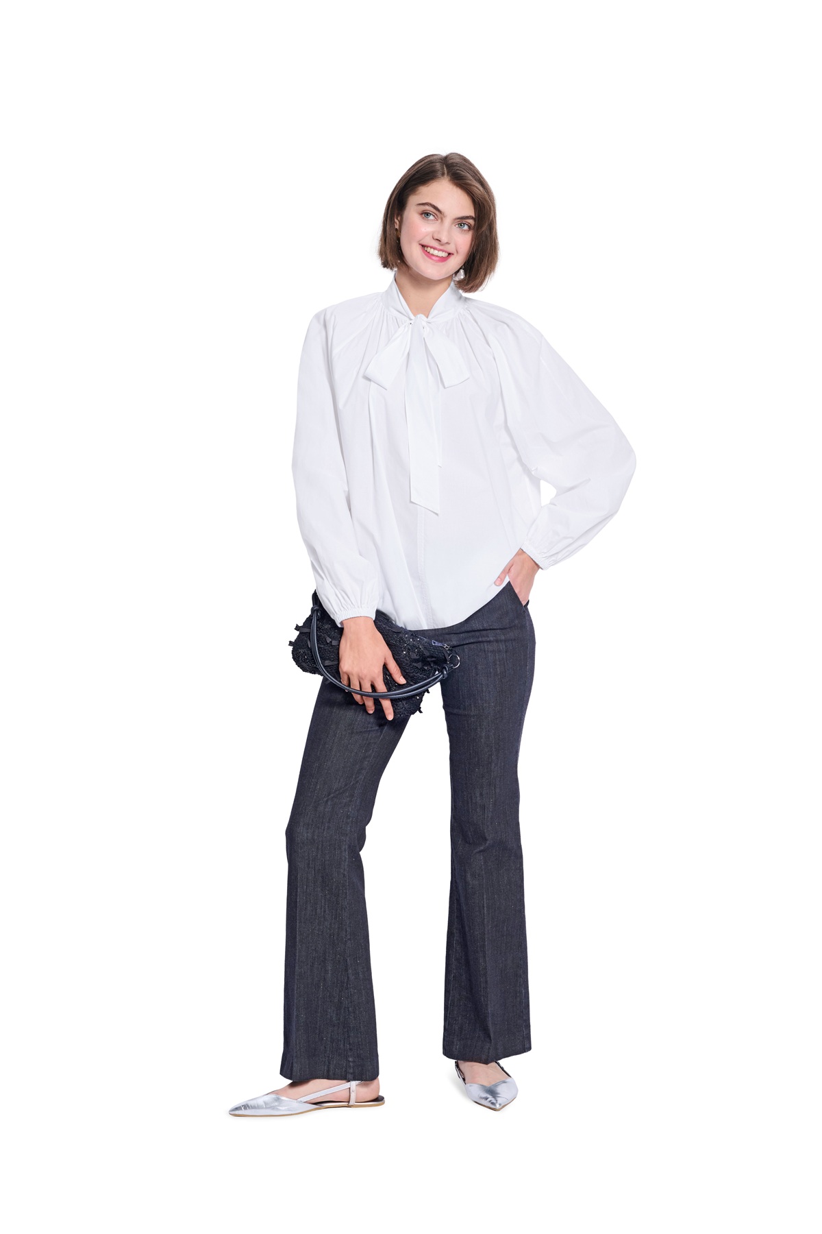 burda Schnitt 5605 - Volantkleid & Schluppenbluse