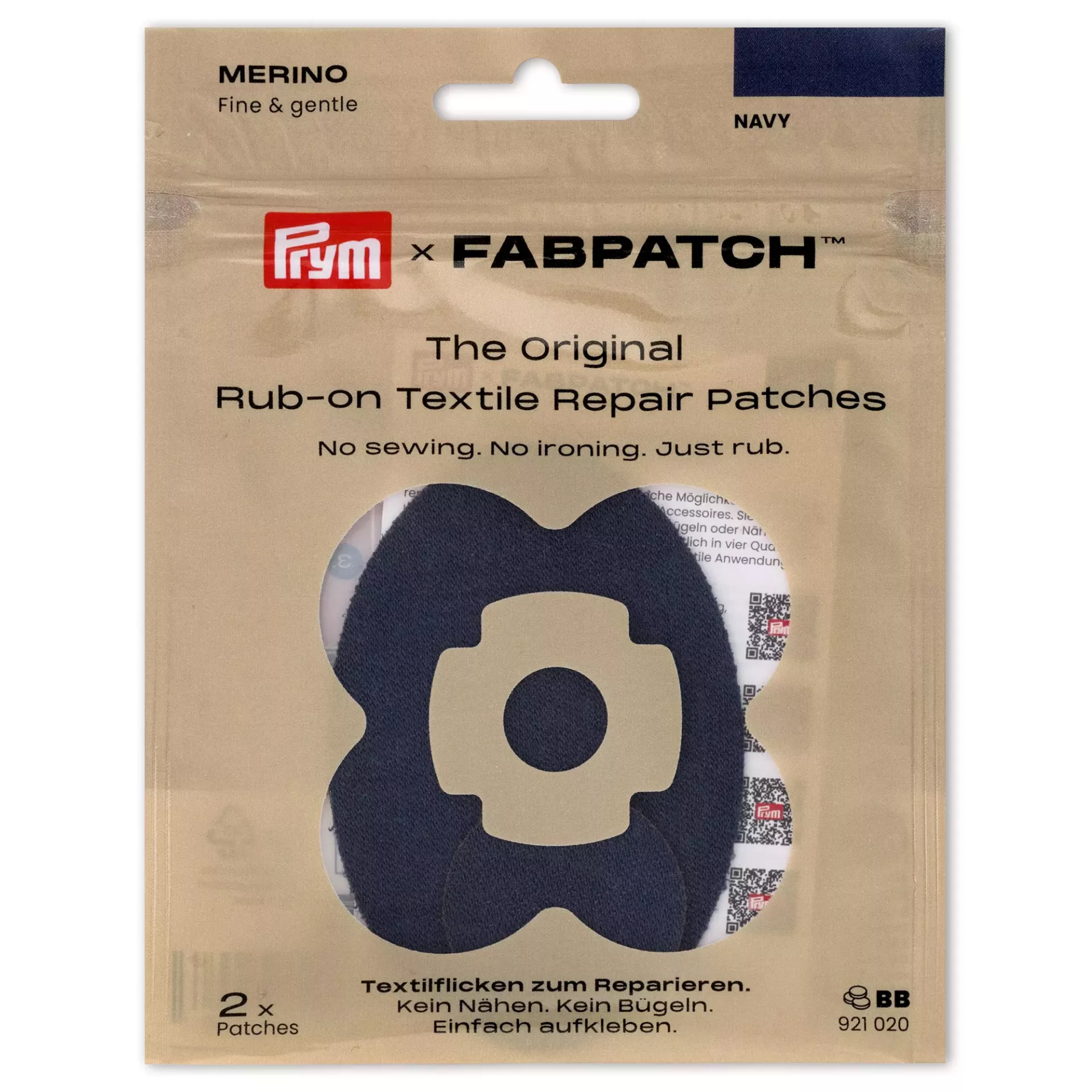 Rub-on Patch MERINO, marine