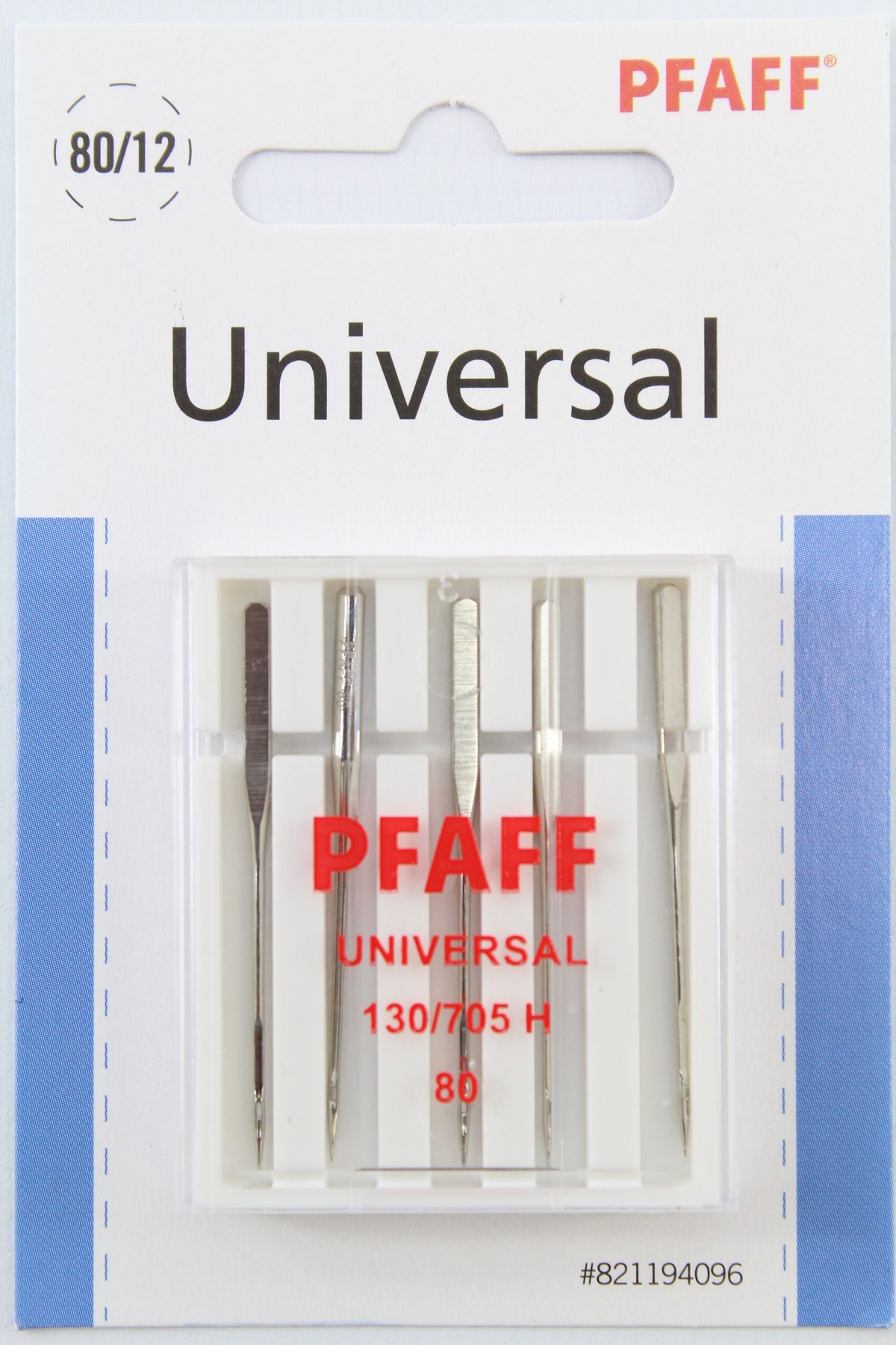 Original PFAFF Universalnadeln 130/705 H (Stärke 80) 5er Pack