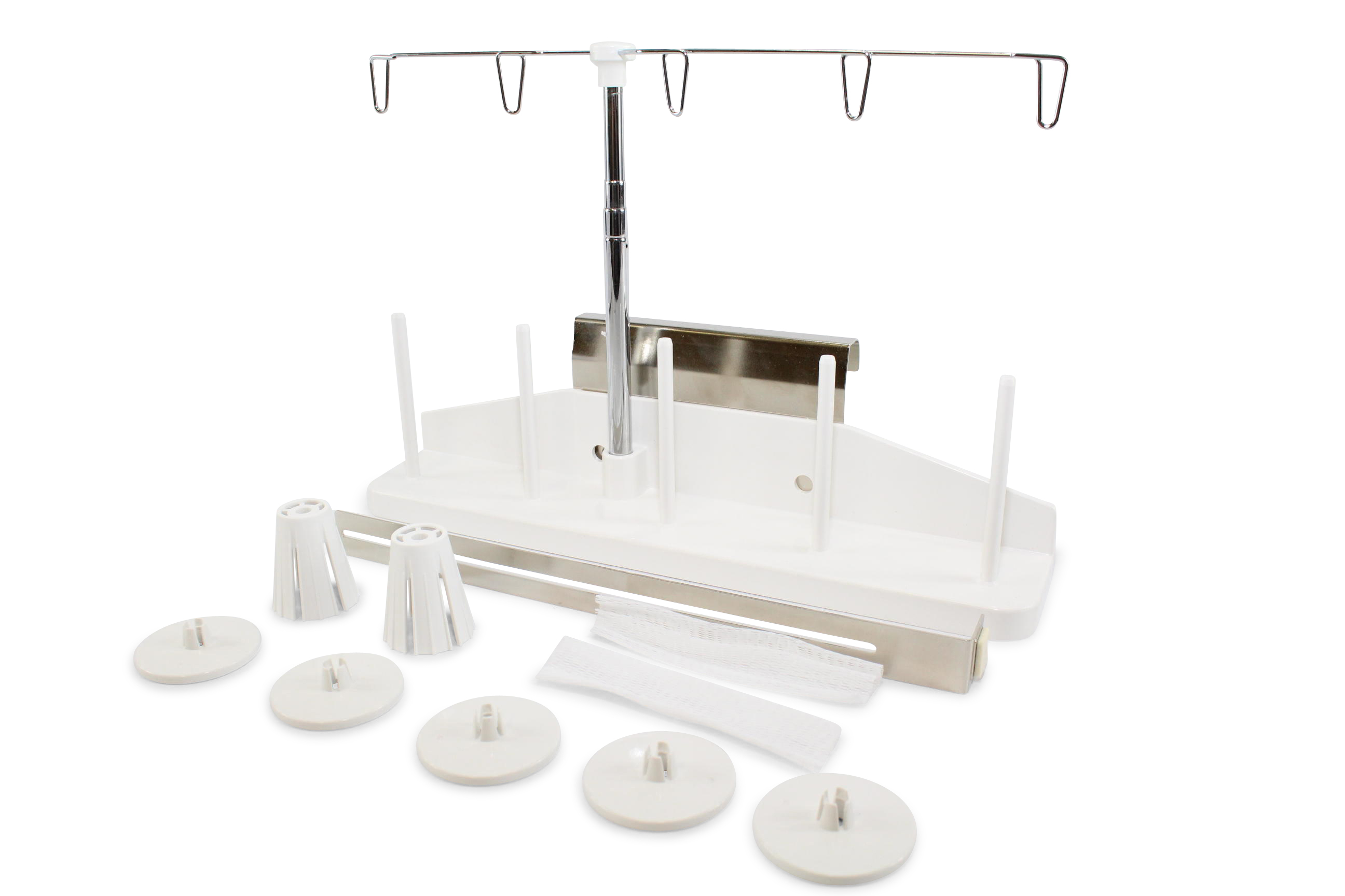 ELNA / JANOME Mehrfach Garnrollenträger 5 Spulen für MC 200E / MC 350E / MC 9700E ELNA / JANOME Mehrfach Garnrollenträger 5 Spulen für MC 200E / MC 350E / MC 9700E