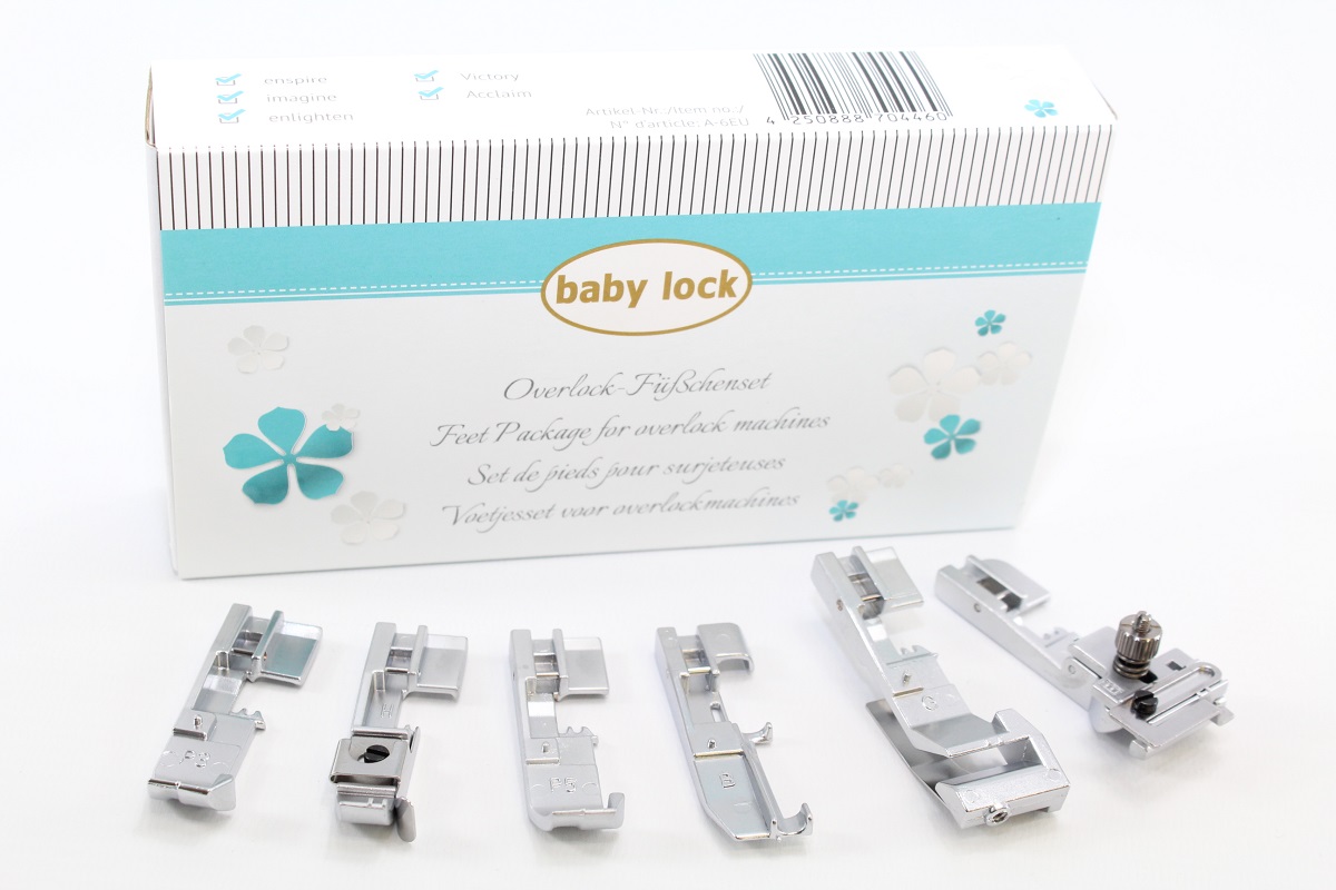 baby lock Füßchen-Set / Nähfuß-Set f. Acclaim Enlighten Enspire victory  Imagine Eclipse etc.