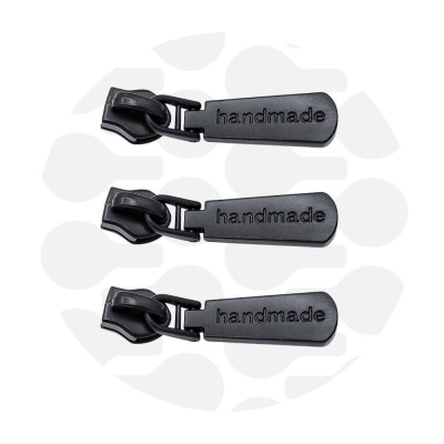 1 Reissverschluss-Schieber Handmade für Nylon Spirale Farbe Schwarz 1 Reissverschluss-Schieber Handmade für Nylon Spirale Farbe Schwarz