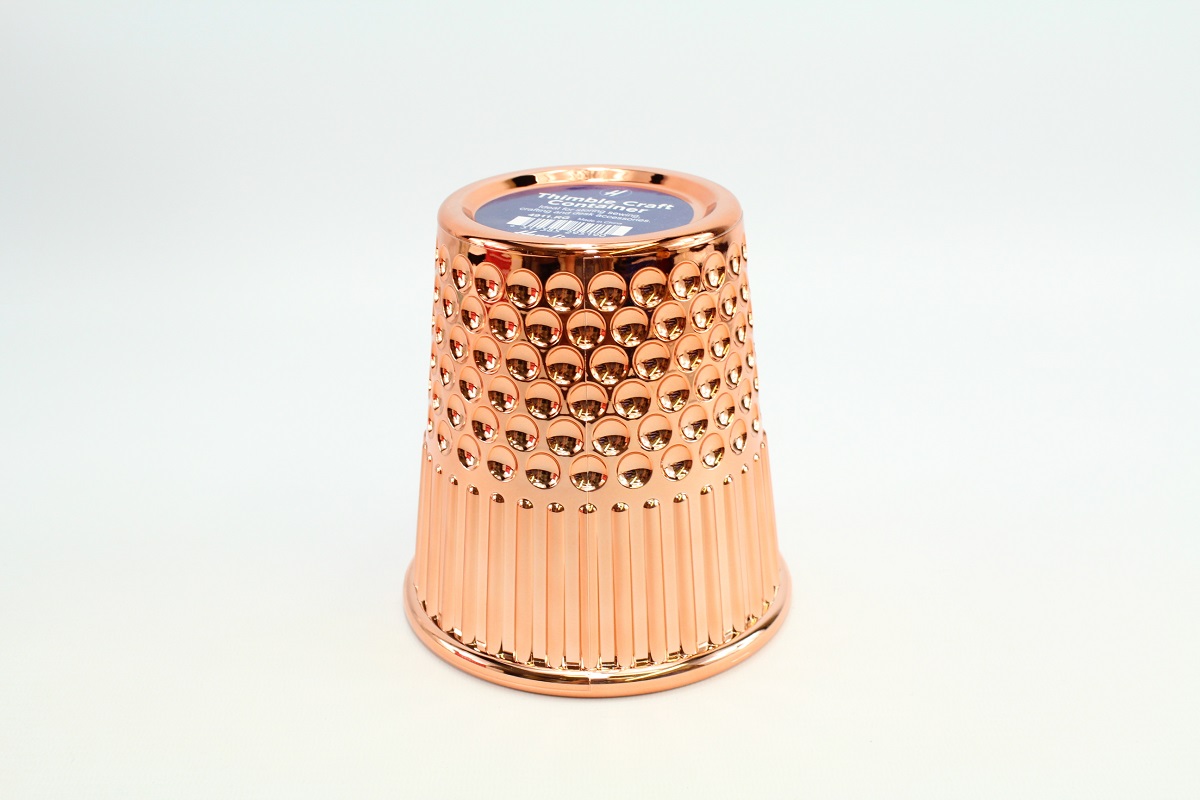 Fingerhut-Becher für Nähutensilien roségold