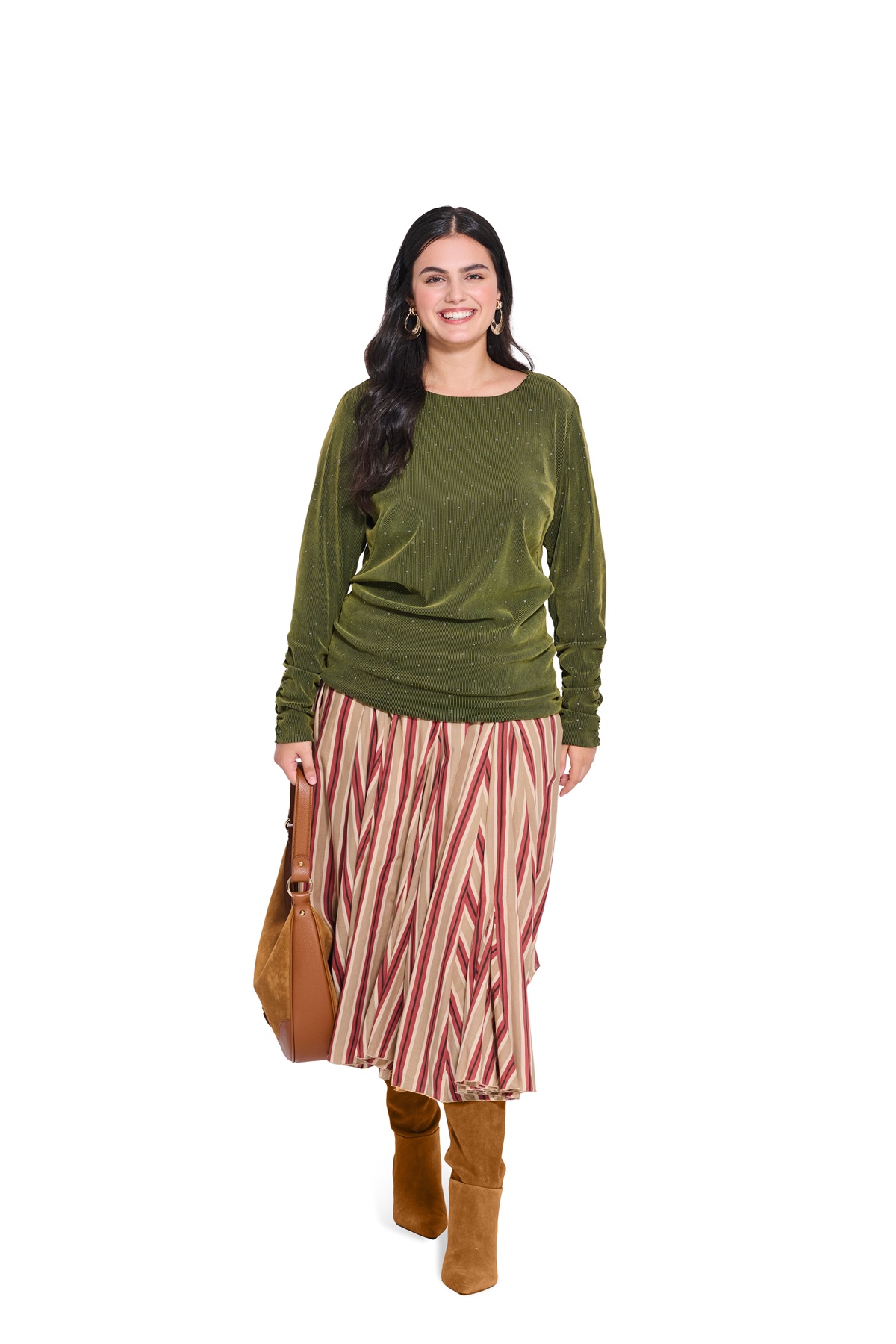 burda Schnitt 5606 - Midi Kleid & Langarmshirt