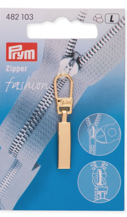 Fashion-Zipper, Classic, new gold Fashion-Zipper, Classic, new gold