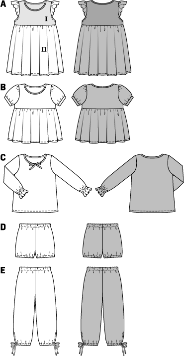 burda Schnitt 9432 "NachtWäsche und Nachthemd und Schlafanzug" burda Schnitt 9432 "NachtWäsche und Nachthemd und Schlafanzug"