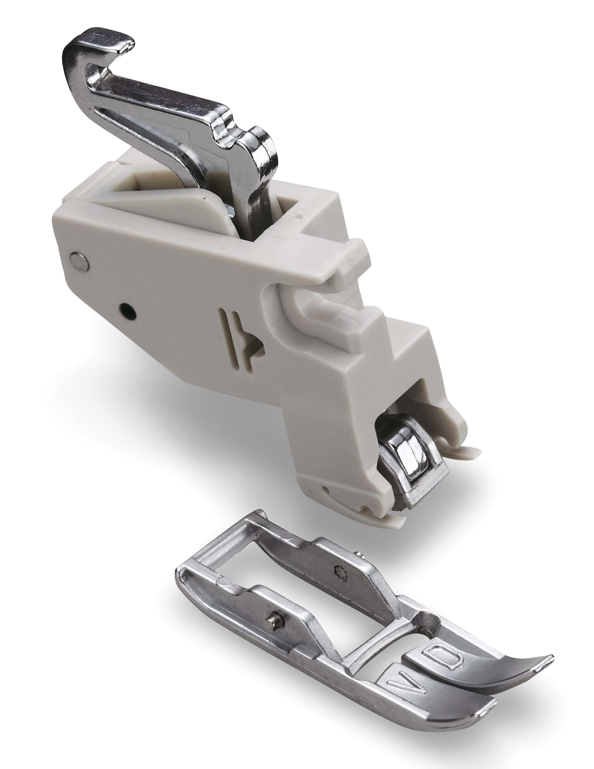 ELNA / JANOME Obertransport-Fußhalter mit VD-Sohle, schmal ELNA / JANOME Obertransport-Fußhalter mit VD-Sohle, schmal