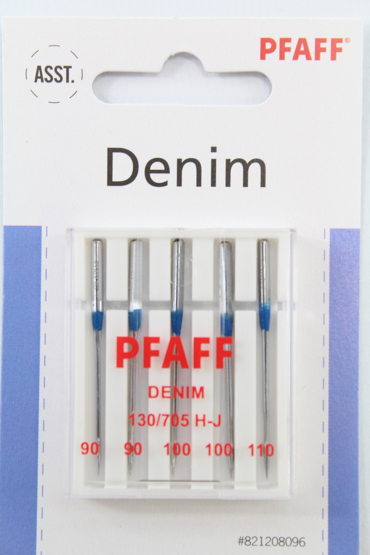Original PFAFF Jeans/Denim Nadeln 130/705 H-J (Stärke 90 und 100) 5er Pack