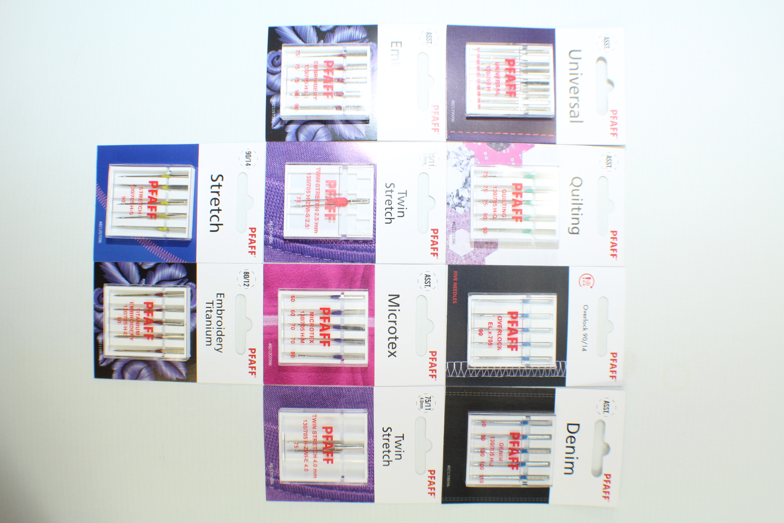 Original PFAFF Nadelset 5  Der 10-er Pack Mit Allem drin !!! Original PFAFF Nadelset 5  Der 10-er Pack Mit Allem drin !!!