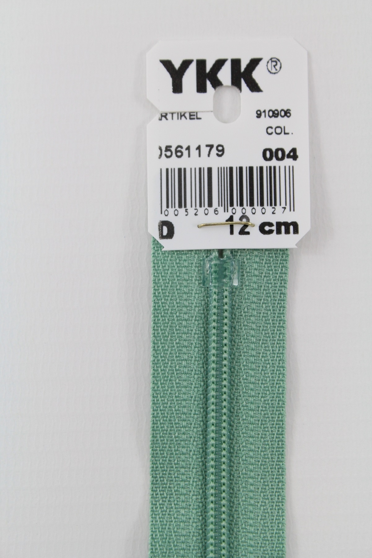 YKK-Reissverschluss 12cm-60cm, nicht teilbar, schilf YKK-Reissverschluss 12cm-60cm, nicht teilbar, schilf