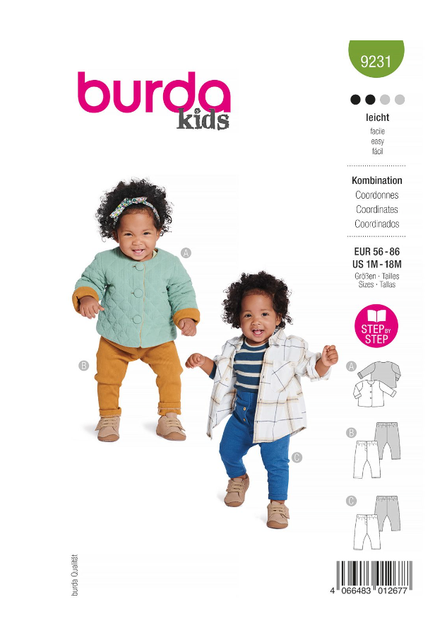 burda Schnitt 9231 "Baby-Kombination"