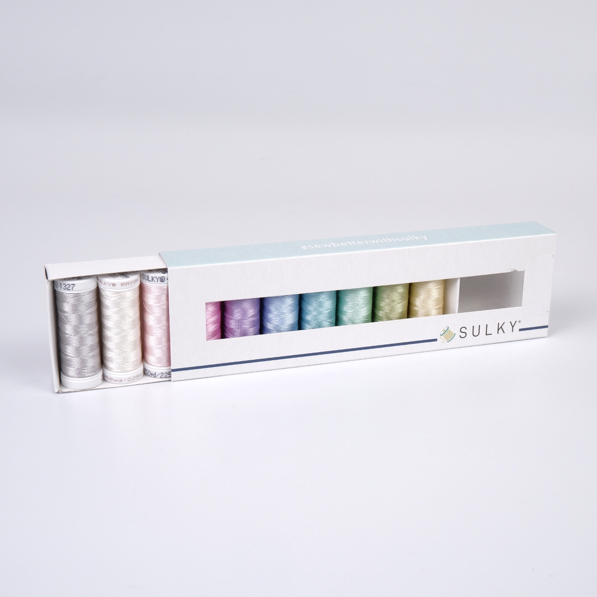Sulky Rayon 40 - Colour Sweet Pastels (10x225m Spulen) Sulky Rayon 40 - Colour Sweet Pastels (10x225m Spulen)