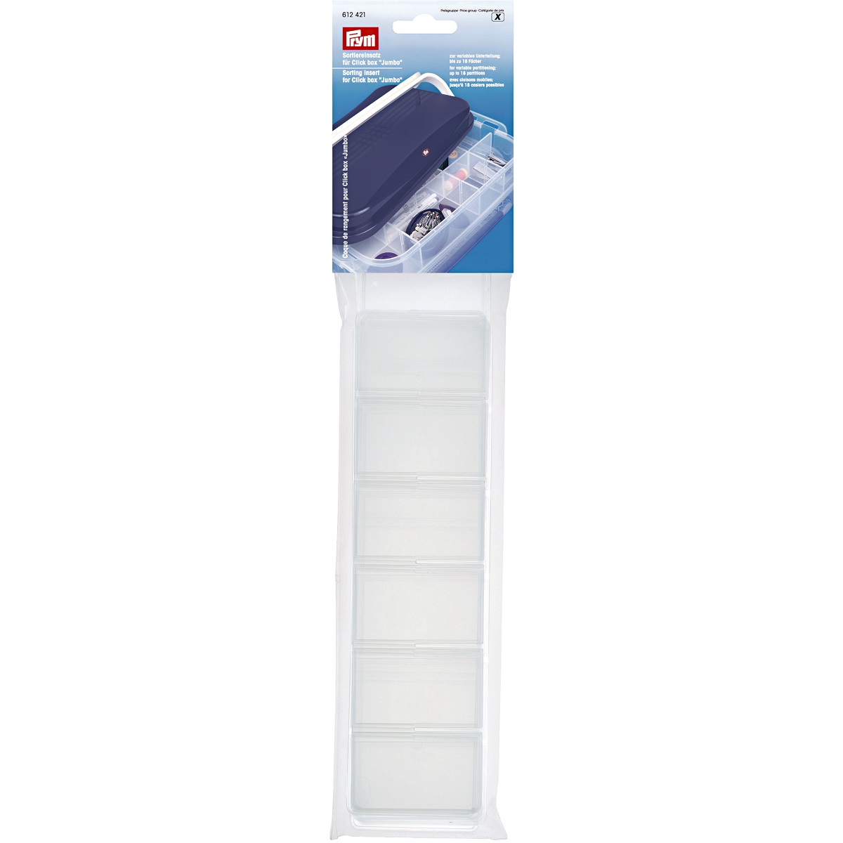 Sortiereinsatz für Click Box Jumbo Sortiereinsatz für Click Box Jumbo