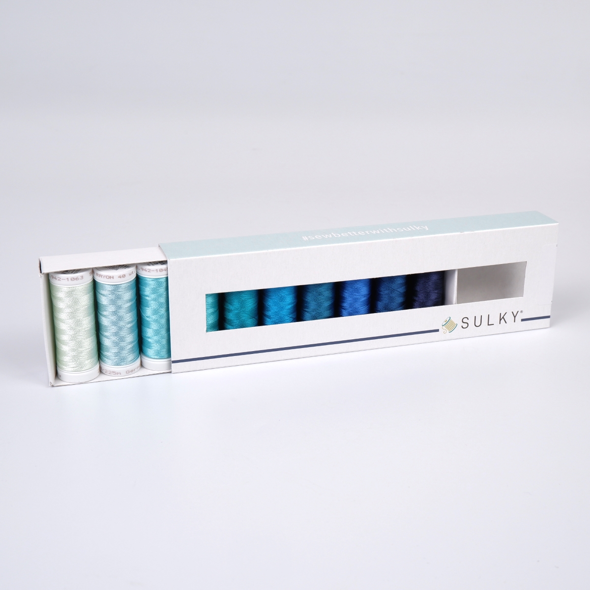 Sulky Rayon 40 - Colour Deep Sea (10x225m Spulen) Sulky Rayon 40 - Colour Deep Sea (10x225m Spulen)