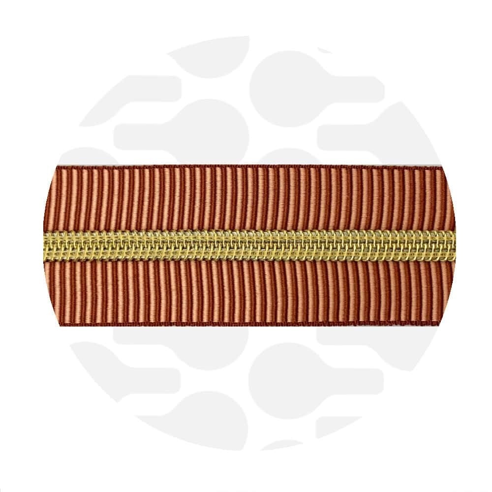 1m Reissverschluss endlos in Canyon Raupe Gold