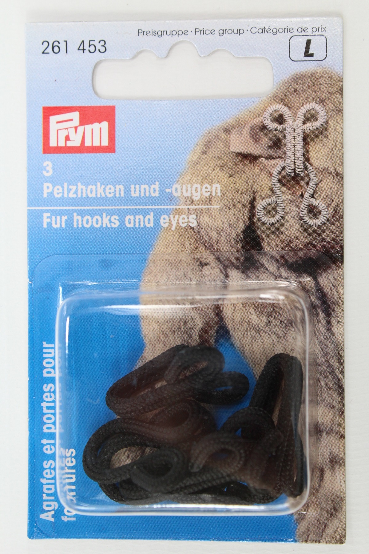 Pelzhaken und - augen schwarz Pelzhaken und - augen schwarz