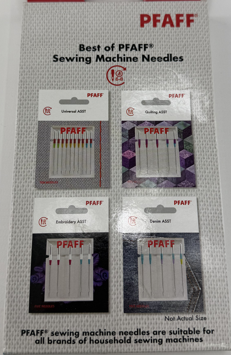 Original Pfaff Best-Of Maschinen-Nadeln (4Blister/25 Nadeln) 