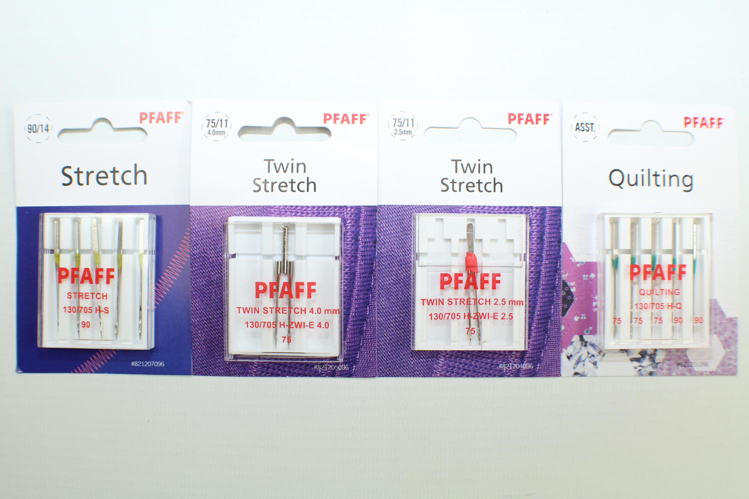 Original PFAFF Nadelset 4  Der 4-er Pack Stretch Twin-Stretch2.5mm  Twin-Stretch