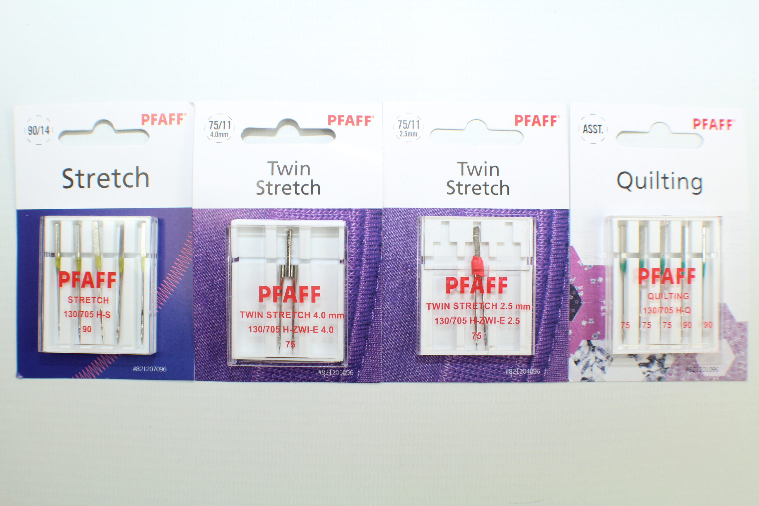 Original PFAFF Nadelset 4  Der 4-er Pack Stretch Twin-Stretch2.5mm  Twin-Stretch Original PFAFF Nadelset 4  Der 4-er Pack Stretch Twin-Stretch2.5mm  Twin-Stretch