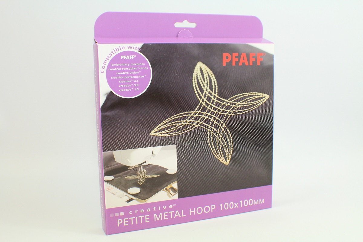 Original PFAFF creative PETITE METAL HOOP 100 x 100 mm Stickrahmen