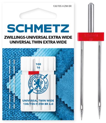 Schmetz Zwillingsnadel 130/705 H ZWI BR 6,0/100 
